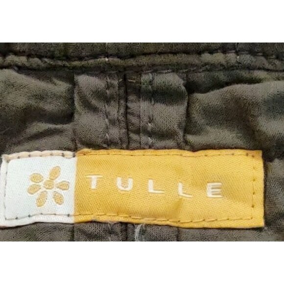 Tulle Women Belted Textured Vintage Design Jacket Brown Size M/L 90s - Picture 9 of 14